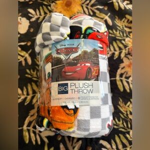 The Big One Cars Plush Throw - NWT